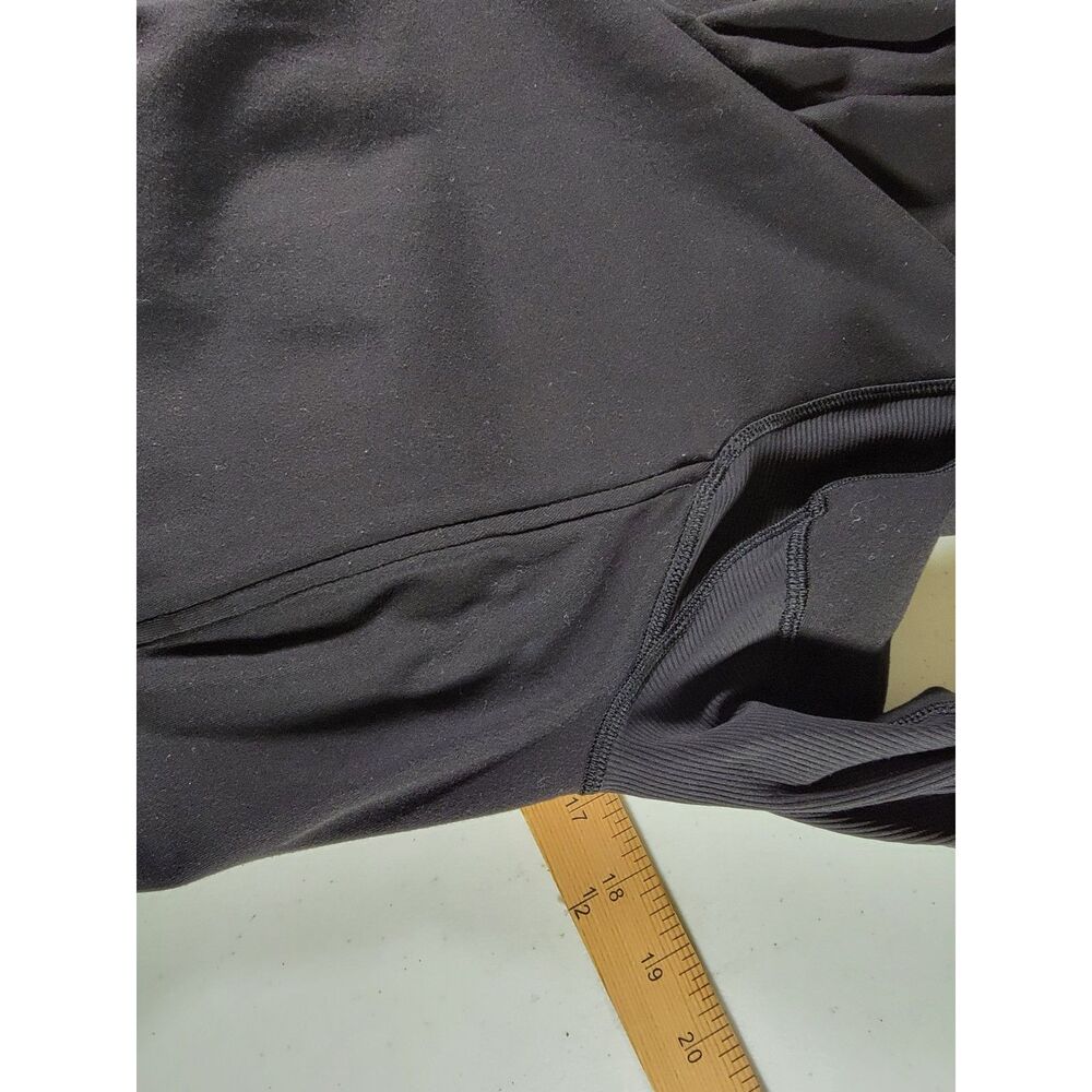 Lululemon Side Zip Women's Black Sweatshirt - sz 8 - Picture 6 of 8